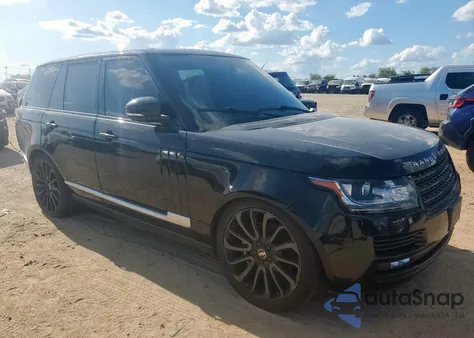 2017 Land Rover Range Rover Supercharged from USA, damaged, VIN SALGS2FE2HA353555